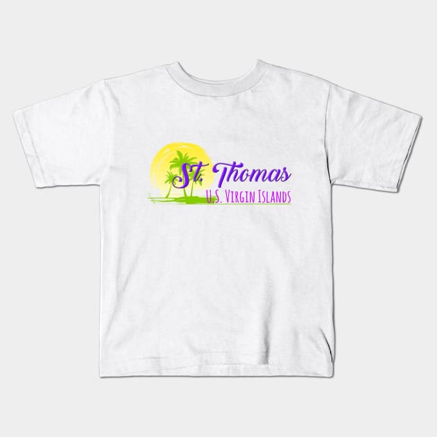 Life's a Beach: St. Thomas, U.S. Virgin Islands Kids T-Shirt by Naves